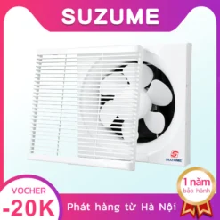 🔥2 Chiều-Quạt thông gió gắn tường | 10 inch | Dây nguồn có phích cắm | với lưới tản nhiệt🔥🔥🔥