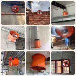 Alternative view of Quạt Hút Công Nghiệp Tốc Độ Cao V2B 12INCH 2800r/phút - Động Cơ Đồng Nguyên Chất, Cánh Quạt Inox - Công Suất Gió Lớn 🔥🔥 (V2B)