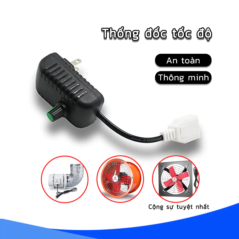 Điều tốc adapter 220V /20-390W/thích hợp cho quạt gió/quạt hút/quạt điện/động cơ nhỏ