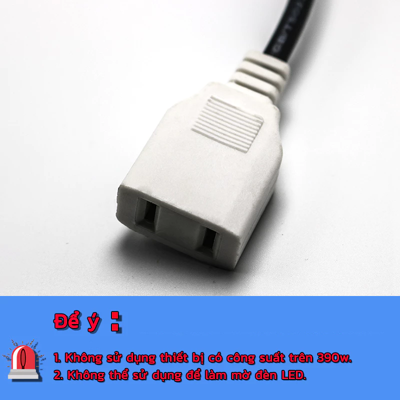 Điều tốc adapter 220V /20-390W/thích hợp cho quạt gió/quạt hút/quạt điện/động cơ nhỏ - Ảnh 4